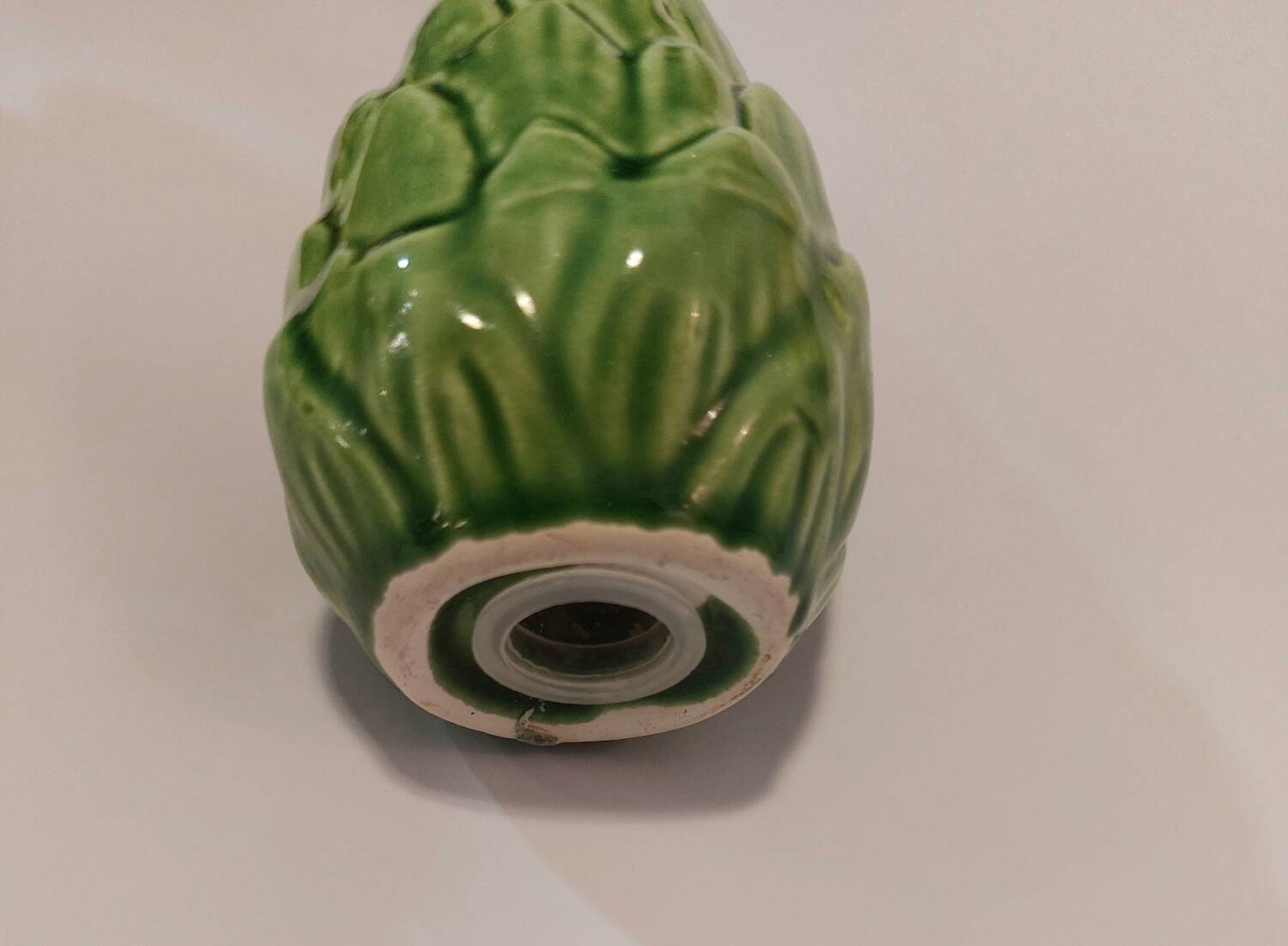 Slipware salt cellar