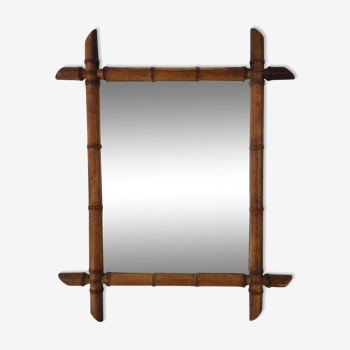 Bamboo mirror 1900, 49*61 cm