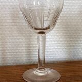Set of 6 engraved wine glasses