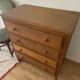 Vintage chest of drawers with compass feet
