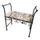 Wrought iron bench