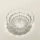 Tripod glass bonbonnière with cut design