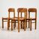 Pine dining chair by Rainer Daumiller for Hirtshals Savvaerk, set of 4