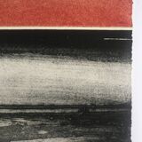 Pierre FICHET, Untitled, c. 1969. Embossed lithograph signed in pencil