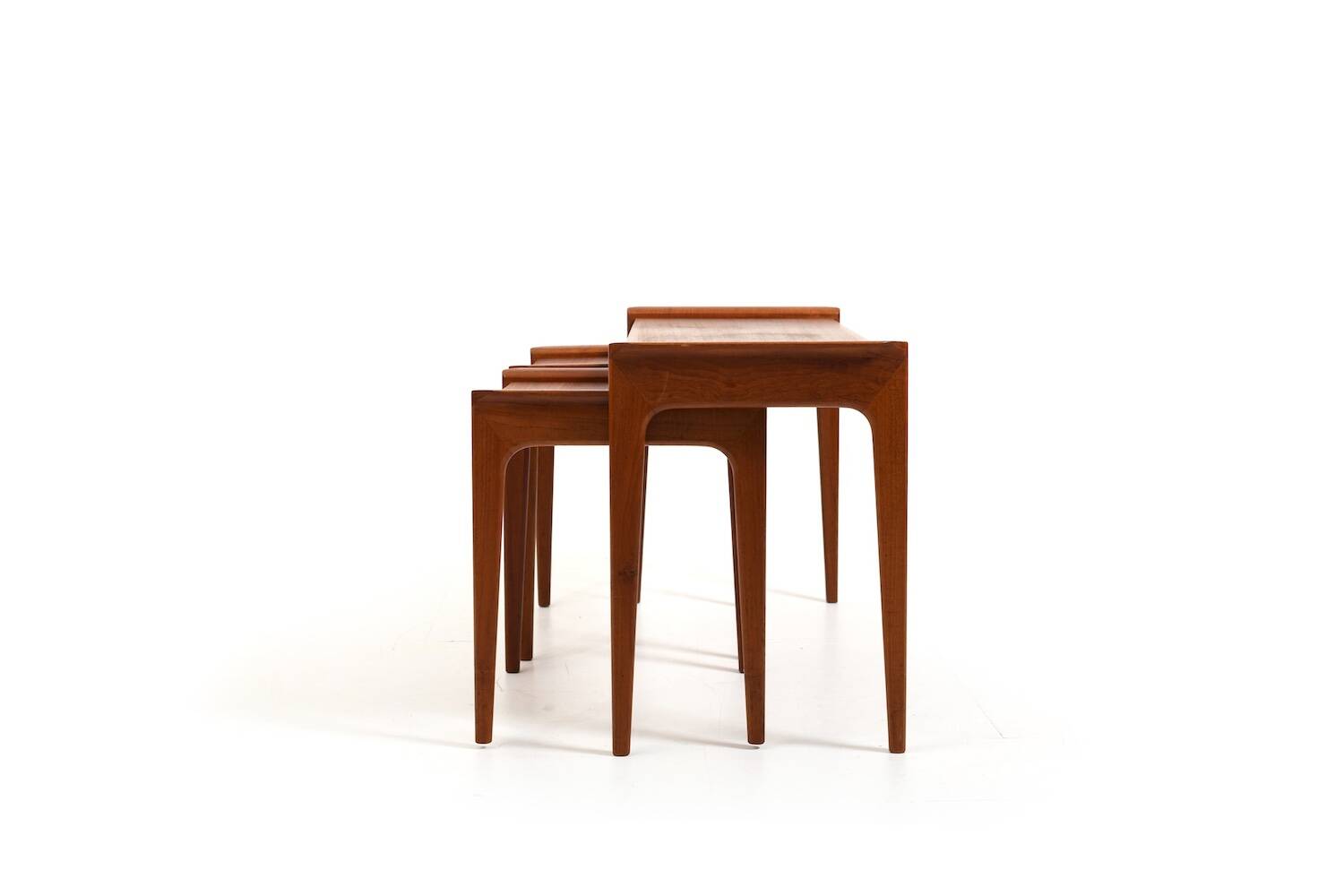 Erling Torvits for Heltborg Møbler 1960s Teak Nesting Tables