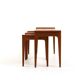 Erling Torvits for Heltborg Møbler 1960s Teak Nesting Tables