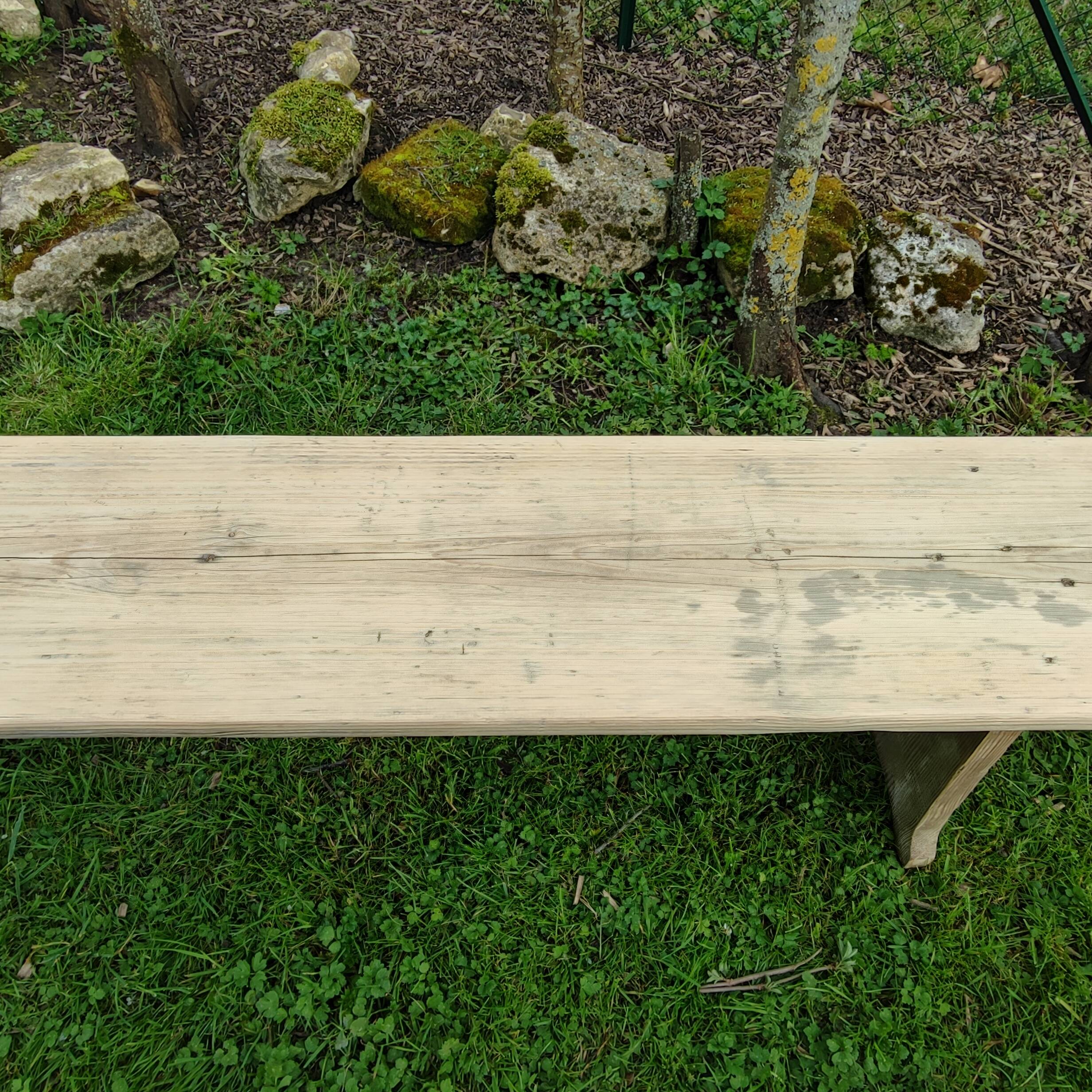 Pair of vintage benches 3m