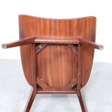 Vintage teak wooden ladder chairs, 1960s