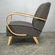 Art Deco Armchair by Jindrich Halabala, Czechoslovakia, 1940s