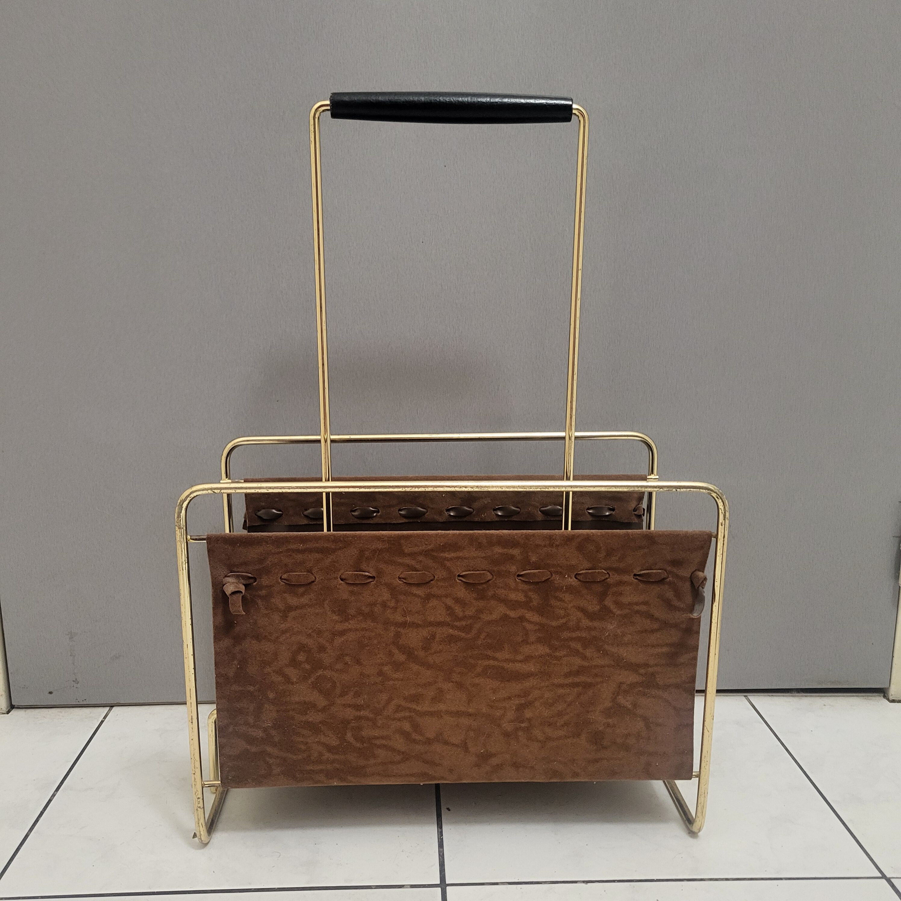 Magazine rack, newspapers, Voss, Germany, 1960s, 70s