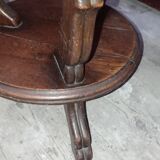 Pedestal side table