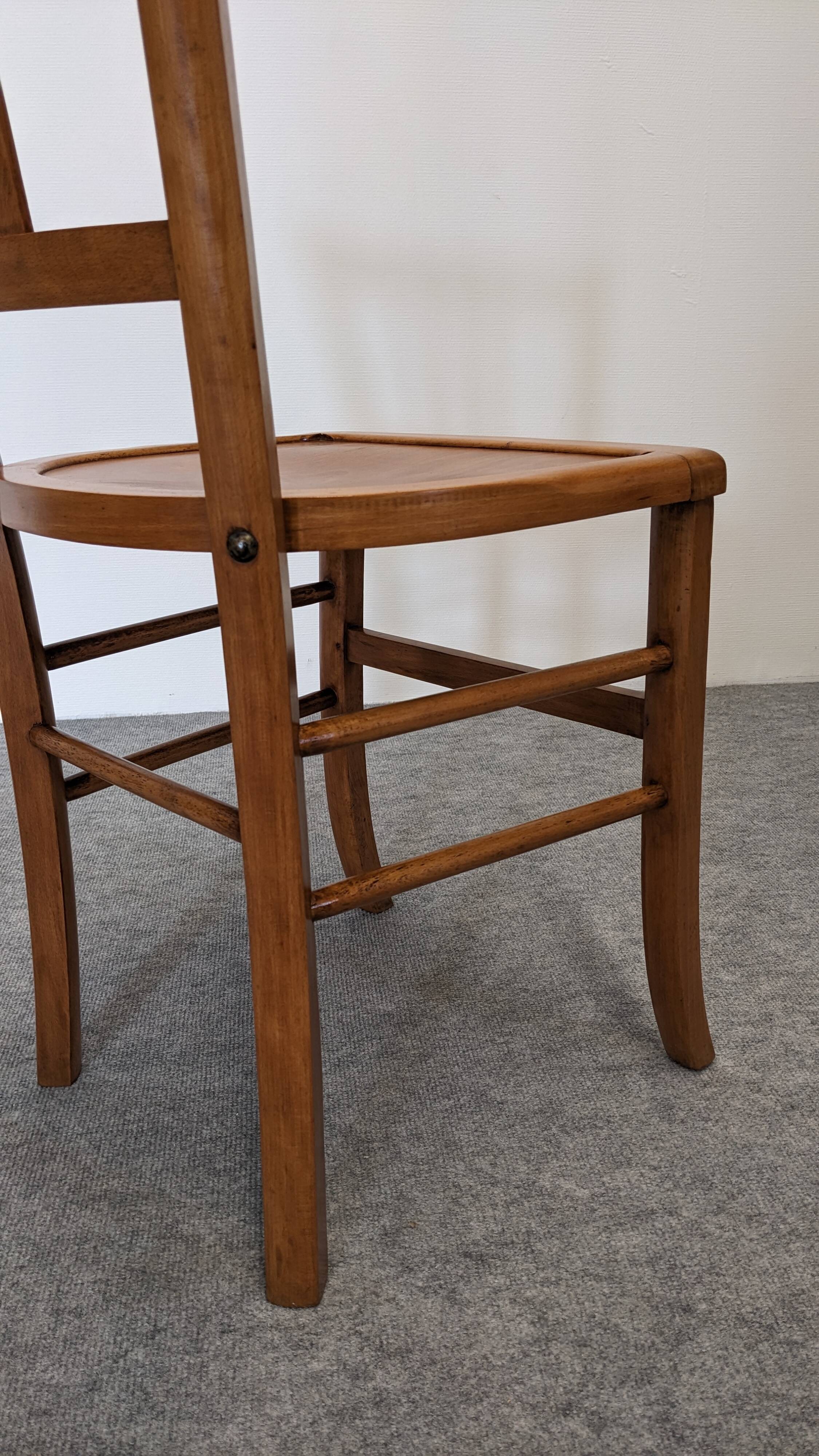 Set of 6 bistro chairs by Luterma, 50s/60s