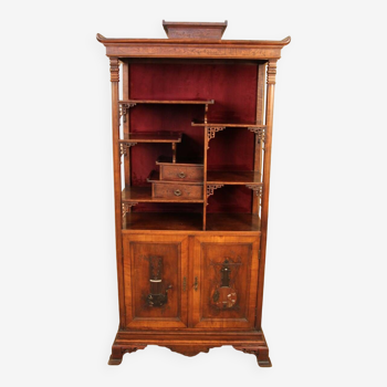 Japanese collector's cabinet attributed to viardot