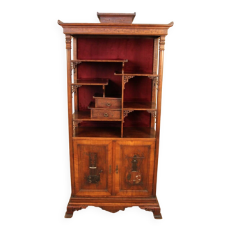 Japanese collector's cabinet attributed to viardot