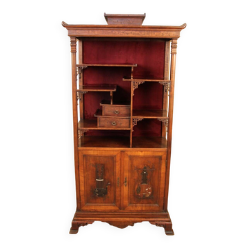 Cabinet de collectionneur japonisant attribué a viardot