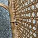 Rattan and cane rocking chair