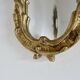 Miroir mural style baroque, en résine dorée, 1960/70