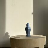 Coffee table, quadripod coffee table in solid monoxyl wood, white color D: 62.5cm