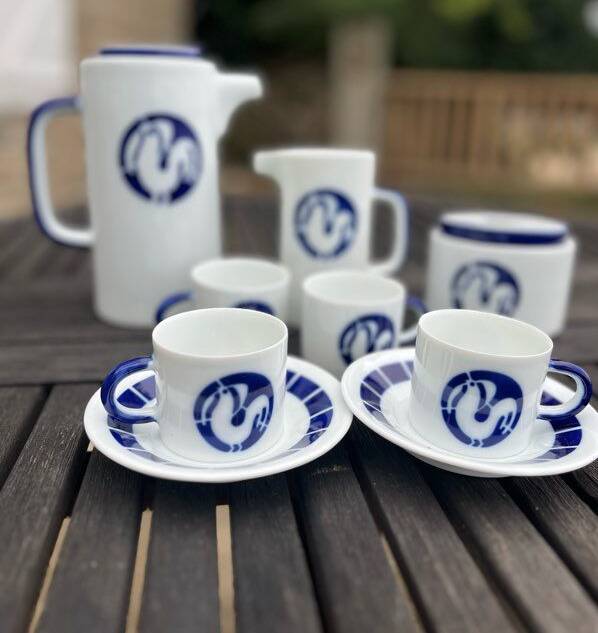 Sargadelos porcelain tea or coffee service