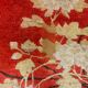 Antique Chinese Pao Tao Rug 125x70 cm, Wool, Red and Orange