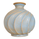 Paire de vases en céramique "Turkos" de style milieu du siècle, Ewald Dahlskog, Bo Fajans, Suède