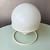 Vintage light bulb lamp on metal support 1980