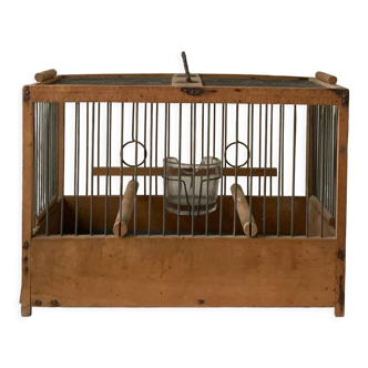 Old wooden birdcage