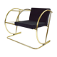 Waiting bench cord upholstery 1960