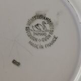 2 Saint Amand plates with castle decor