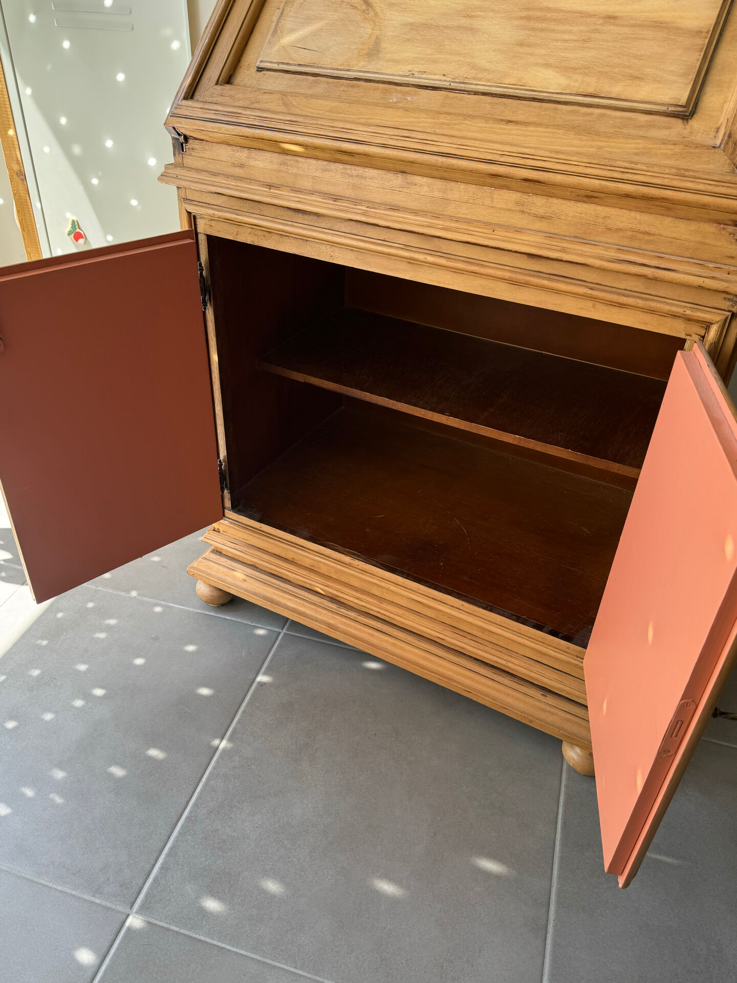 Vintage secretary desk - storage cabinet