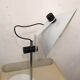 White lacquered metal lamp, Lella Montecroci and Marco de Carli, Arrelam, 1970