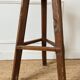 High stool in elm by Olavi Hanninen