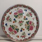 Limoges porcelain dish and solid silver strapping