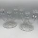 PAIR OF VINTAGE CANDLESTICKS IN CRYSTAL CANDLESTICK 3 BRANCHES ART DECO