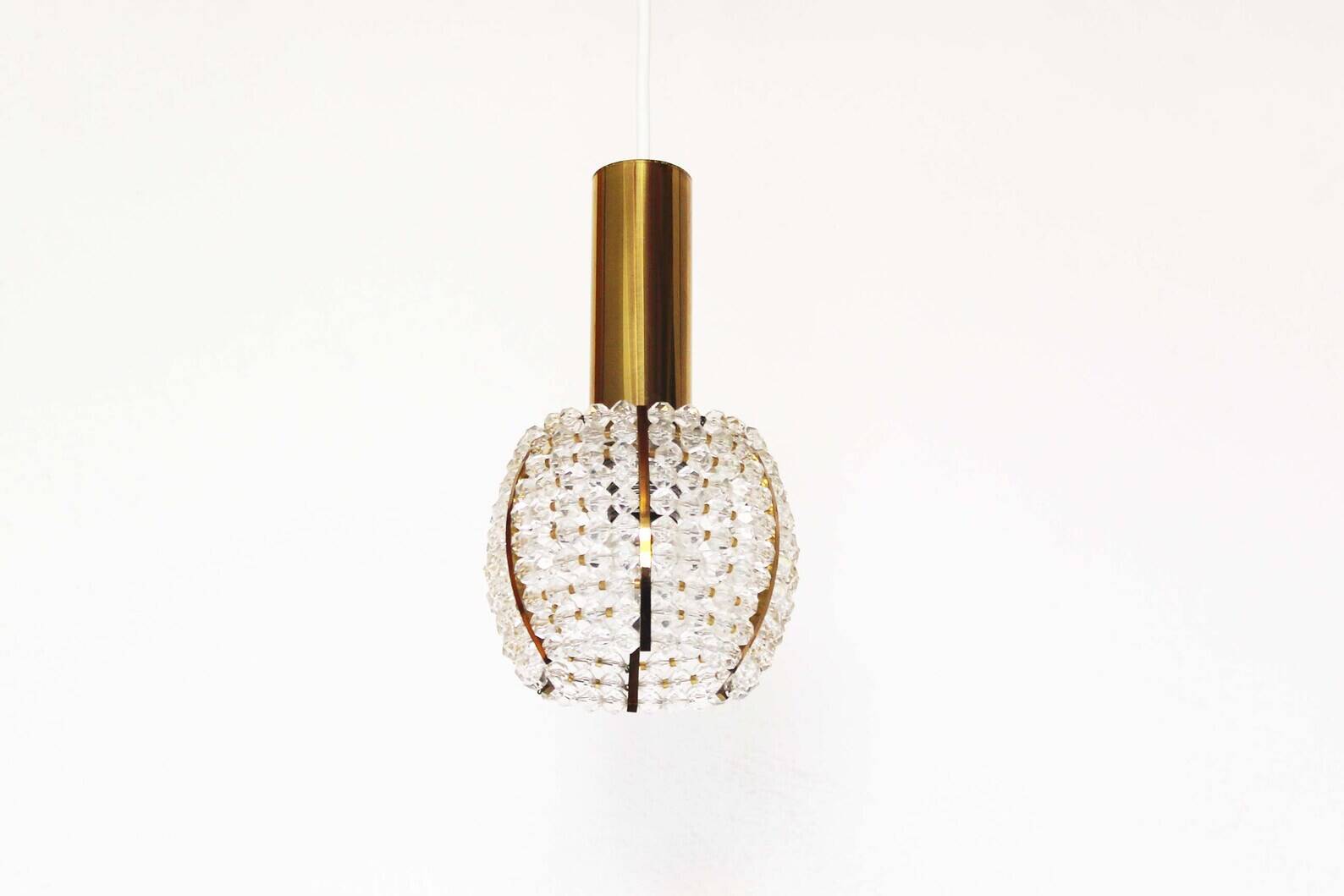 Petit Vintage pendant chandelier by Emil Stejnar for Rupert Nikoll