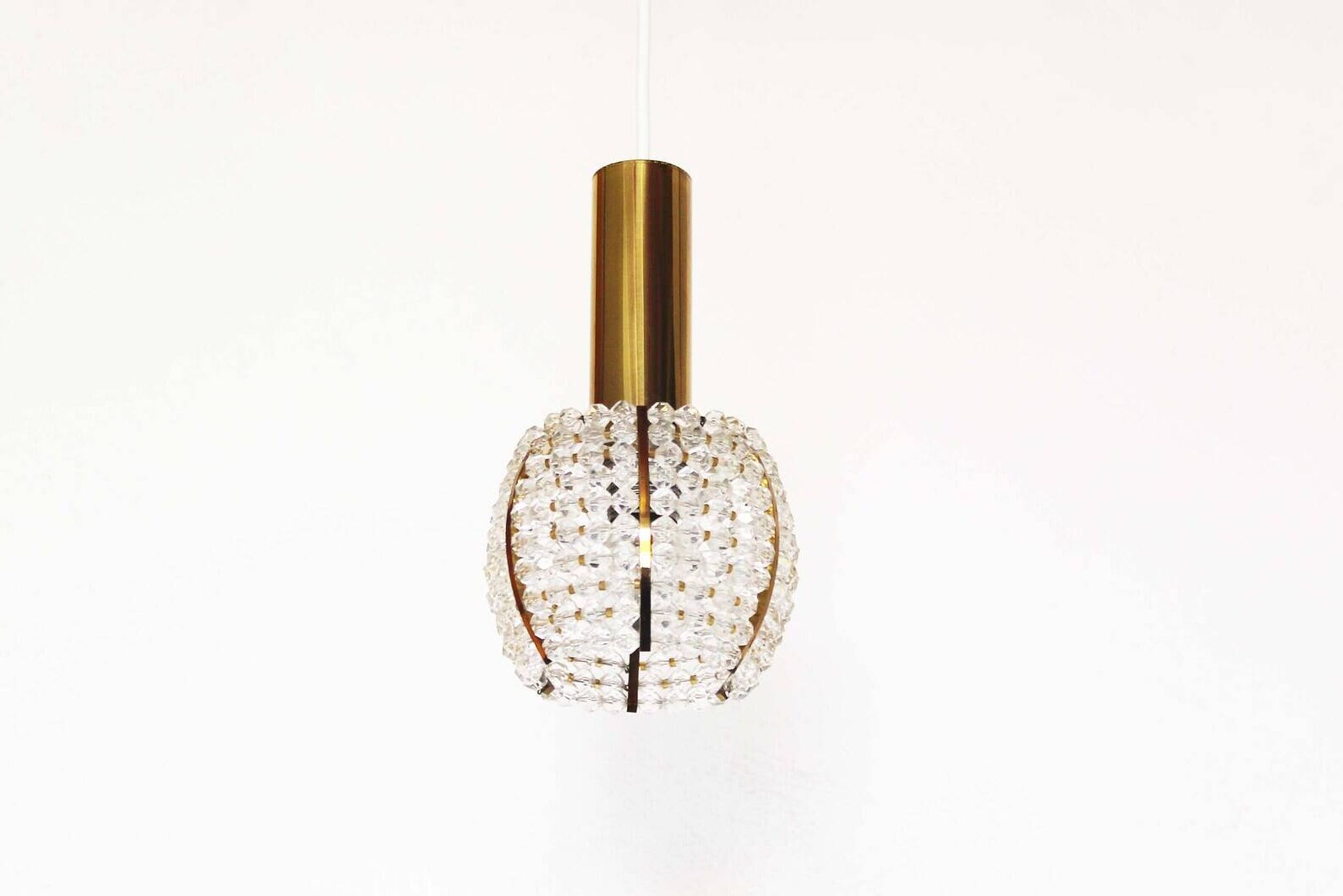 Lustre suspension Petit Vintage par Emil Stejnar pour Rupert Nikoll