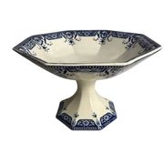 Art Nouveau, earthenware fruit bowl Sarreguemines model Sinceny around 1900