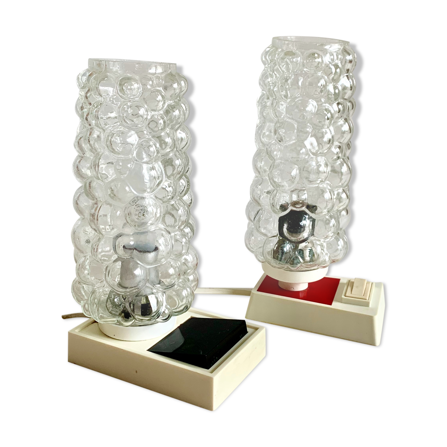 Paire de lampes de chevet Allemagne années 1970