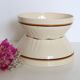 pair of salad bowls, French earthenware, bistro