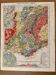 Map of the alps and rhone valley from 1945