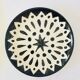 8 assorted black/white dessert plates
