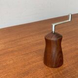Mid-century teak pepper mill by Pede, 1960s.