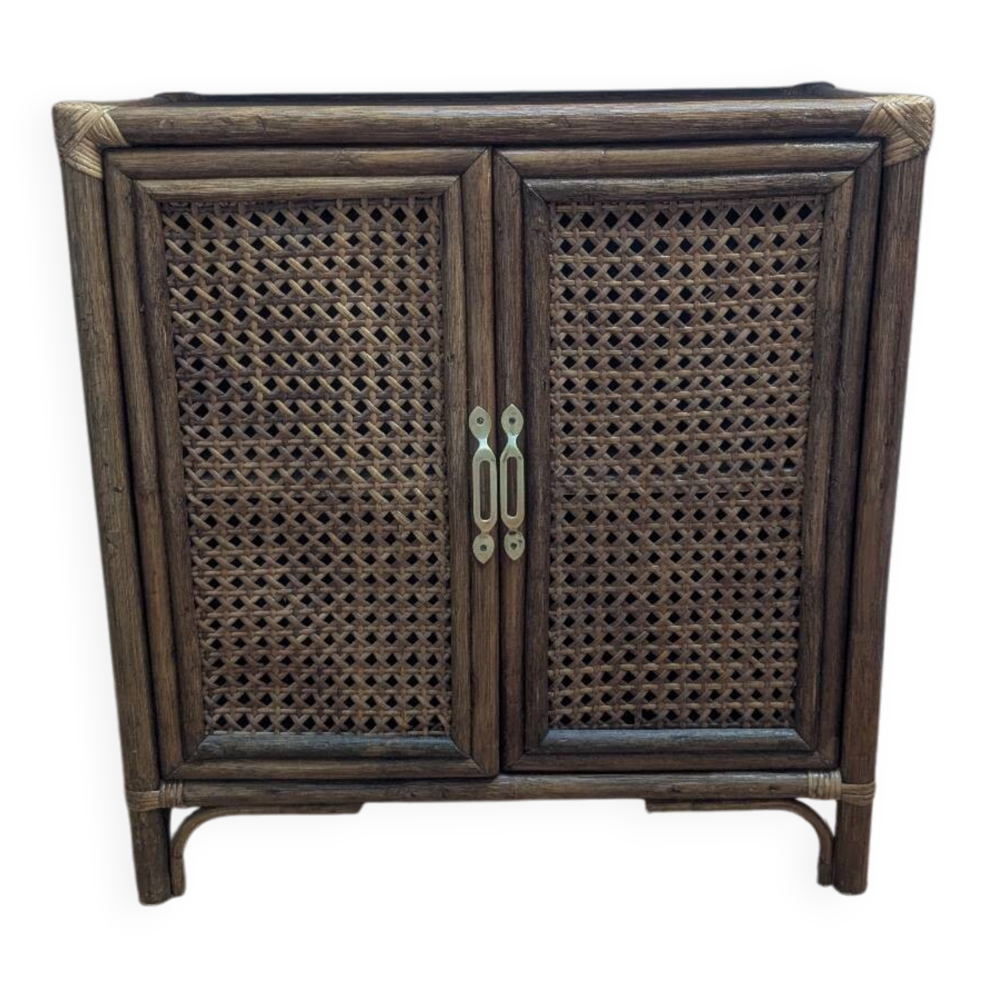 Rattan and cane sideboard