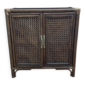 Rattan and cane sideboard