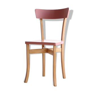 Chaise bistrot vintage en bois revisitée