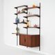 Rosewood shelving unit, Danish design, 1960s, designer: Kai Kristiansen, ma
