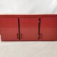 Meuble haut de cuisine en formica rouge