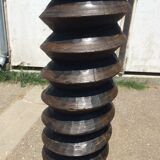 Column saddler XXL old solid wood press screw - 180 cm