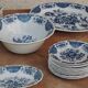 English porcelain service Ridway Staffordshire, 1980s