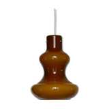 Amber and white opaline hanging inside (1970)